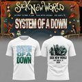 System Of A Down Merch x Sick New World Texas 2026 Event Shirt System Of A Down Concert Tee - Gearneko