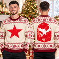 Kanye West Ye Live Star Logo Ugly Christmas Sweater Kanye West Xmas Clothing - Gearneko