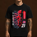 Scott Hunter New York Admirals 21 T-Shirt Heated Rivalry Clothes Scott Hunter Fan Gifts - Gearneko