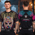 Civil Regime X WWE Collab Merch El Grande Americano Dia De Los Muertos T-Shirt WWE Apparel - Gearneko