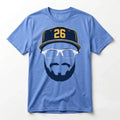 Aaron Ashby Merch Milwaukee Brewers Blank Face Shirt Aaron Ashby Clothing - Gearneko