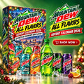 Mountain Dew All Flavors Christmas Advent Calendar 2026 Xmas Advent Calendar - Gearneko