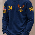 US Navy 250Th Anniversary American Veteran Pride Long Sleeve Shirt US Navy Clothing - Gearneko