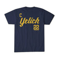 Milwaukee Brewers Merch Christian Yelich 22 T-Shirt Milwaukee Brewers Apparel - Gearneko