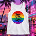 Dylan James NPC GTA 6 Here For The Gays Tank Top GTA VI Clothing Dylan James Fan Gifts - Gearneko