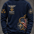 US Navy 250Th Anniversary Veteran American Graphic Long Sleeve Shirt US Navy Clothing - Gearneko