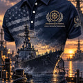 US Navy 250Th Anniversary Anchored In Honor Polo Shirt Veteran Clothes Gift Ideas - Gearneko