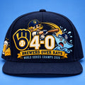 Milwaukee Brewers 4 0 Rays World Series Champions 2026 Funny Cartoon Hat Milwaukee Brewers Merch - Gearneko