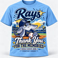 Tampa Bay Rays Merch World Series 2026 Thank You For The Memories Shirt Fan Gifts - Gearneko