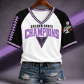 Golden State Valkyries Merch 2026 WNBA Finals Champions V-Neck Shirt Gifts For Valk Fans - Gearneko