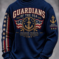 US Navy 250Th Anniversary Guardians Of The Sea Long Sleeve Shirt US Navy Apparel - Gearneko