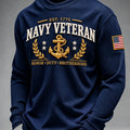 US Navy 250Th Anniversary Honor Duty Brotherhood Long Sleeve Shirt US Navy Apparel - Gearneko
