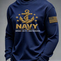 US Navy 250Th Anniversary Honor Duty Brotherhood Long Sleeve Shirt US Navy Clothes - Gearneko