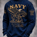 US Navy 250Th Anniversary The Only Easy Day Was Yesterday Long Sleeve Shirt US Navy Outfits - Gearneko