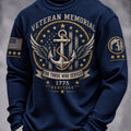 US Navy 250Th Anniversary Veteran Memorial Long Sleeve Shirt US Navy Apparel Gifts For Veterans - Gearneko