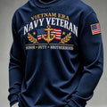 US Navy 250Th Anniversary Vietnam Era Honor Duty Brotherhood Long Sleeve Shirt US Navy Apparel - Gearneko