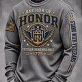 US Navy 250Th Anniversary Anchor Of Honor Long Sleeve Shirt US Navy Outfits - Gearneko