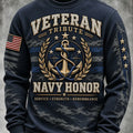 US Navy 250Th Anniversary Service Strength Remembrance Long Sleeve Shirt US Navy Apparel - Gearneko