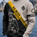 US Navy 250Th Anniversary DD214 Veteran Long Sleeve Shirt US Navy Apparel - Gearneko