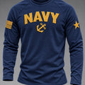 US Navy 250Th Anniversary Veteran Anchor Logo Long Sleeve Shirt US Navy Clothes - Gearneko