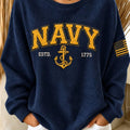 US Navy 250Th Anniversary Veterans 1775 Sweatshirt US Navy Clothing Gifts For Patriots - Gearneko