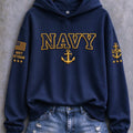 US Navy 250Th Anniversary Anchor Veteran American Hoodie US Navy Apparel Gifts For Veterans - Gearneko