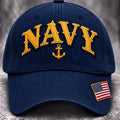 US Navy 250Th Anniversary Veterans America Flag Hat US Navy Baseball Cap - Gearneko