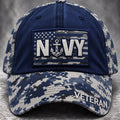 US Navy 250Th Anniversary Veteran Day America Graphic Hat US Navy Baseball Cap - Gearneko