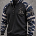 US Navy 250Th Anniversary Defender Of Freedom Zip Sweatshirt US Navy Apparel - Gearneko