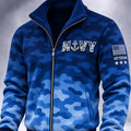 US Navy 250Th Anniversary American Veterans Leisure Jacket US Navy Outfits - Gearneko