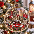 NC State Wolfpack Go Pack Christmas Bauble Xmas Decor Christmas Gift Ideas - Gearneko