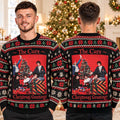 The Cure Merch Christmas Greetings Ugly Christmas Sweater The Cure Clothing - Gearneko