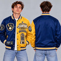 Milwaukee Brewers Merch 2026 World Series Champions Jacket Brewers Championship Apparel - Gearneko