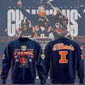 Illinois Fighting Illini Merch Football 2026 Music City Bowl Champions Sweatshirt Illinois Fighting Illini Clothing - Gearneko