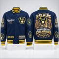 Milwaukee Brewers Merch 2026 First Ever World Series Champions Win Our Way Est 1970 Jacket - Gearneko
