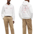 Tommy Hilfiger x Cadillac F1 Merch Team White Speed Graphic Hoodie Tommy Hilfiger Apparel - Gearneko