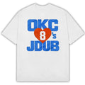 Oklahoma City Thunder Merch Jalen Williams JDub OKC Loves 8 T-Shirt Oklahoma City Thunder Clothing - Gearneko