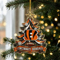Cincinnati Bengals Acrylic Christmas Ornament Festive Decor Ideas Xmas Gift Ideas - Gearneko