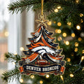 Denver Broncos Acrylic Christmas Ornament Xmas Tree Decorations - Gearneko