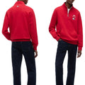 Tommy Hilfiger x Cadillac F1 Merch Team Racing Red Zip Sweatshirt Tommy Hilfiger Apparel - Gearneko