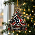 Houston Texans Acrylic Christmas Ornament Best Xmas Hanging - Gearneko
