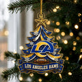 Los Angeles Rams Acrylic Christmas Ornament Christmas Decor Xmas Tree Hanging - Gearneko
