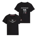 Tommy Hilfiger x Cadillac F1 Merch Team Drivers Chervon Black Shirt Unique Gifts For Fans - Gearneko