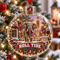 Alabama Crimson Tide Roll Tide NCAA Christmas Bauble Xmas Decorations Festive Gifts For Fans - Gearneko