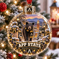 Appalachian State Mountaineers App State NCAA Christmas Bauble Xmas Decorations - Gearneko