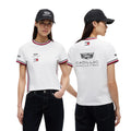 Tommy Hilfiger x Cadillac F1 Merch Team Logo White T-Shirt Cadillac Formula 1 Clothes - Gearneko