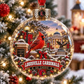 Louisville Cardinals Go Cards Christmas Bauble Xmas Tree Decorations Gifts For Christmas - Gearneko