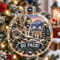 Neveda Wolf Pack Go Pack Christmas Bauble Festive Decor Ideas Christmas Gifts - Gearneko