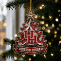 Houston Cougars NCAA Acrylic Christmas Ornament Xmas Tree Decor Best Christmas Gift - Gearneko