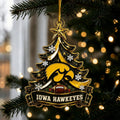Iowa Hawkeyes NCAA Acrylic Christmas Ornament Best Christmas House Decorations - Gearneko